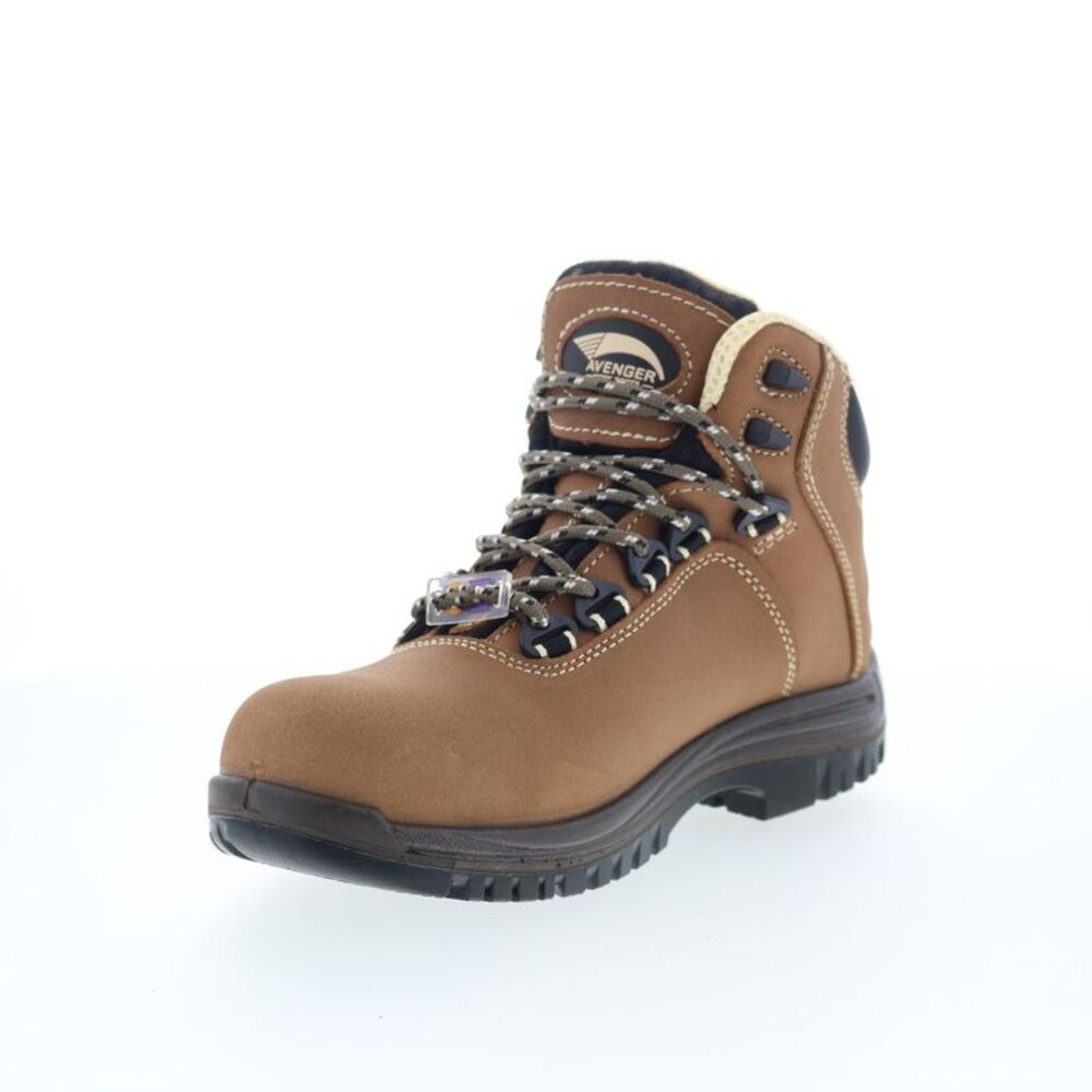Avenger Womens Breaker Mid Composite Toe Waterproof Brown Boots (NWT) - Picture 4 of 7